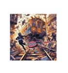 伝説の鉄道映画『BLACK EMEPROR』（個別スタンプ：3）