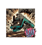 伝説の鉄道映画『BLACK EMEPROR』（個別スタンプ：7）