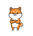 シュールでかわいい柴犬のスタンプ（個別スタンプ：15）