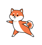 シュールでかわいい柴犬のスタンプ（個別スタンプ：18）