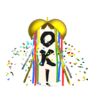 飛び出す⚡くす玉de挨拶♪毎日ハッピー‼（個別スタンプ：12）