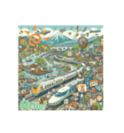 日帰り鉄道（個別スタンプ：2）