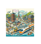 日帰り鉄道（個別スタンプ：6）