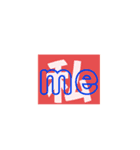 英語のネットスラング＋漢字（個別スタンプ：13）