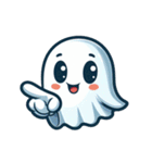かわいい幽霊のステッカー（個別スタンプ：31）