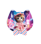 かわゆい猫。（個別スタンプ：1）