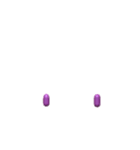 オリジナルキャラを作ろー【紫】（個別スタンプ：16）