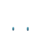 オリジナルキャラ作ろー【水色】（個別スタンプ：16）