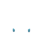 オリジナルキャラ作ろー【水色】（個別スタンプ：17）
