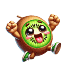 可愛いキウイのリアクション（個別スタンプ：2）
