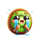 可愛いキウイのリアクション（個別スタンプ：6）