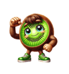 可愛いキウイのリアクション（個別スタンプ：7）