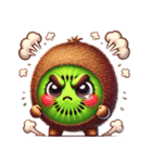 可愛いキウイのリアクション（個別スタンプ：8）