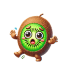 可愛いキウイのリアクション（個別スタンプ：20）