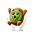可愛いキウイのリアクション（個別スタンプ：21）