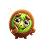 可愛いキウイのリアクション（個別スタンプ：24）