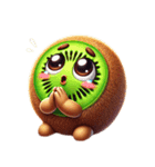可愛いキウイのリアクション（個別スタンプ：25）