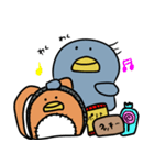 ゆるめなハシビロコウの秋（個別スタンプ：1）