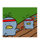 ゆるめなハシビロコウの秋（個別スタンプ：9）