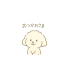 「ふわふわトイプー」（個別スタンプ：3）