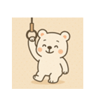 のんびりシロクマ日和（個別スタンプ：8）