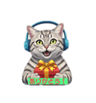 せいれんチャンネル みうちゃんスタンプ 猫（個別スタンプ：5）