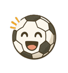 サッカーボール風スタンプ（個別スタンプ：1）