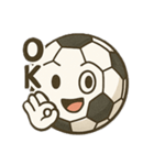 サッカーボール風スタンプ（個別スタンプ：2）
