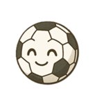 サッカーボール風スタンプ（個別スタンプ：6）