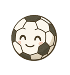 サッカーボール風スタンプ（個別スタンプ：8）
