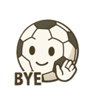 サッカーボール風スタンプ（個別スタンプ：9）