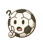 サッカーボール風スタンプ（個別スタンプ：14）