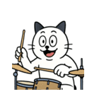 ちょいクセ強ネコ音楽隊（バンド多め）（個別スタンプ：15）