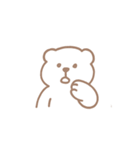 クマスタンプ_01（個別スタンプ：9）