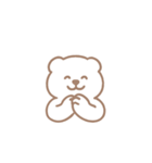 クマスタンプ_01（個別スタンプ：20）