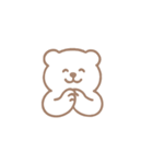 クマスタンプ_01（個別スタンプ：21）