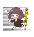 はたらく！スーツ女子の労働スタンプ！（個別スタンプ：22）
