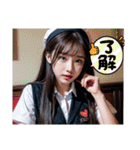 AI イラスト 愛 美少女 27（個別スタンプ：11）