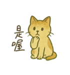 Cozy Neko Days (Chinese)（個別スタンプ：17）
