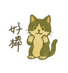 Cozy Neko Days (Chinese)（個別スタンプ：22）