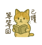 Cozy Neko Days (Chinese)（個別スタンプ：25）
