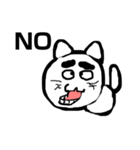 変顔猫のメッセージ 2（個別スタンプ：11）