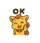 シーサーくん（English）（個別スタンプ：1）