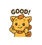 シーサーくん（English）（個別スタンプ：8）