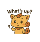 シーサーくん（English）（個別スタンプ：15）