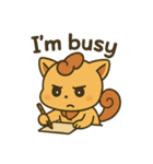 シーサーくん（English）（個別スタンプ：16）