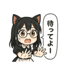 ネコ耳メイドのみるるちゃん（個別スタンプ：11）