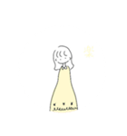 ゆるい人と漢字（個別スタンプ：4）