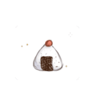 おしゃれな梅おにぎりスタンプ（個別スタンプ：5）