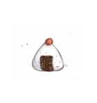おしゃれな梅おにぎりスタンプ（個別スタンプ：8）